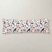 schattige toucan vogeltropische illustratie lichaamskussen (Achterkant)