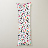 schattige toucan vogeltropische illustratie lichaamskussen (Achterkant (Verticaal))