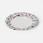 schattige toucan vogeltropische illustratie papieren bordje (Gekanteld)