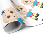 Schattige toverelf cadeaupapier (Rol Hoek)