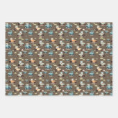 Schattige tractorpatroon boerderij kind cadeau Inp Inpakpapier Vel (Voorkant 3)