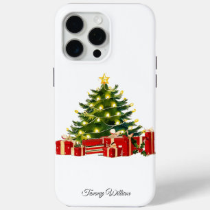 Schattige Traditioneel Elegant Vrolijk Kerstfeest iPhone 15 Pro Max Hoesje