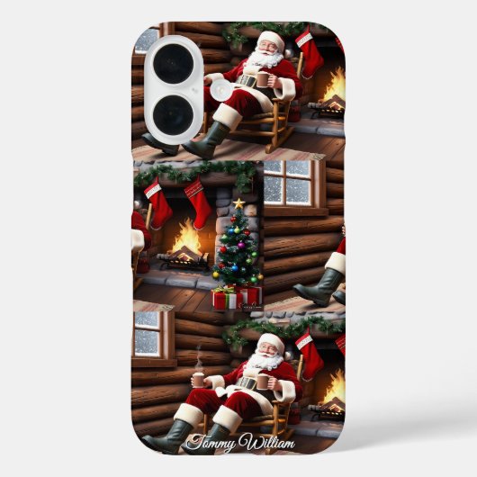 Schattige Traditioneel Elegant Vrolijk Kerstfeest Case-Mate iPhone Case (Achterkant)