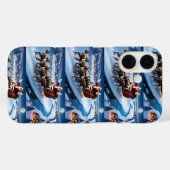 Schattige  Traditioneel Elegant Vrolijk Kerstfeest Case-Mate iPhone Case (Achterkant (horizontaal))