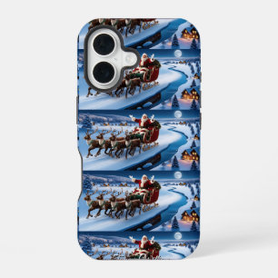 Schattige  Traditioneel Elegant Vrolijk Kerstfeest iPhone 16 Hoesje