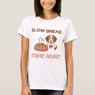 Schattige Trage Brood Trouw Hart Hond T-shirt