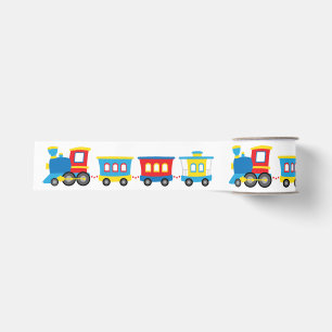Schattige Trein Cartoon Grosgrain Lint