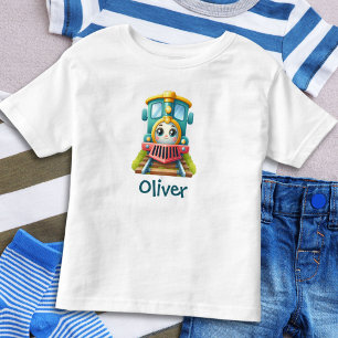 Schattige Trein Jongens Kinder Shirts