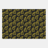 Schattige treintje inpakpapier vel (Voorkant 2)