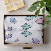 Schattige Trendy Pastel Edelstenen Pareltjes Krist Tissuepapier (Geschenk)