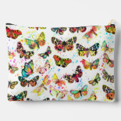 Schattige trendy waterverf vlinders etui (Achterkant)