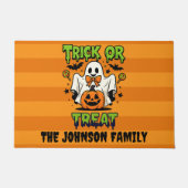 Schattige Trick or Treat Deurmat (Voorkant)