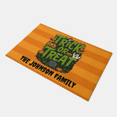 Schattige Trick or Treat Deurmat (Schuin)