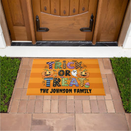 Schattige Trick or Treat Deurmat