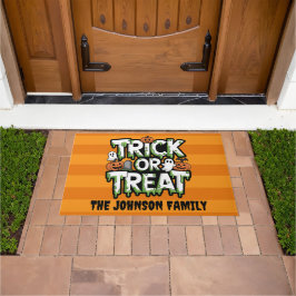 Schattige Trick or Treat Deurmat