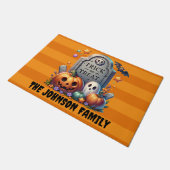 Schattige Trick or Treat Deurmat (Schuin)