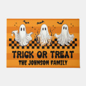 Schattige Trick or Treat Deurmat (Voorkant)