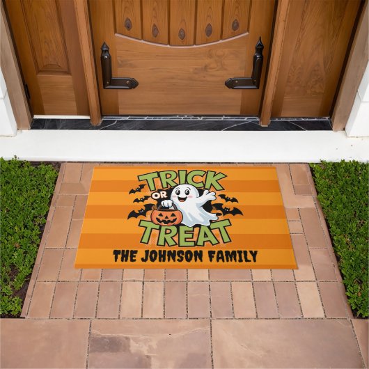 Schattige Trick or Treat Deurmat (Buiten)