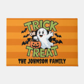 Schattige Trick or Treat Deurmat (Voorkant)