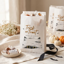 Schattige Trick or Treat Mummie Kat Halloween Fees Bedankzakje