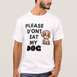Schattige Trieste Dog Art Gift Puppy Dog Cartoon E T-shirt