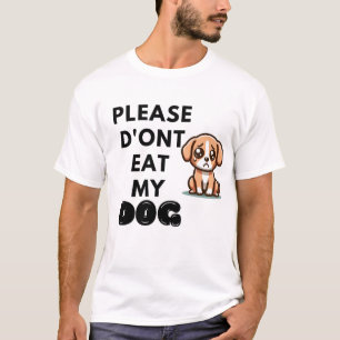 Schattige Trieste Dog Art Gift Puppy Dog Cartoon E T-shirt