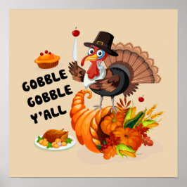 schattige troebelturkije poster