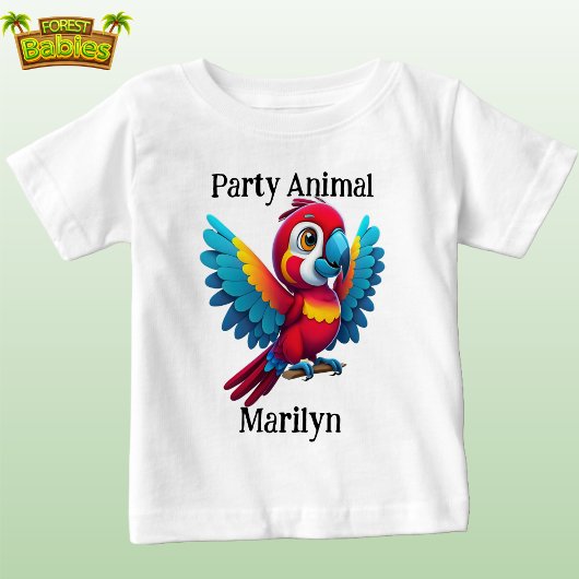 Schattige tropisch feestdier baby wild Macaw papeg