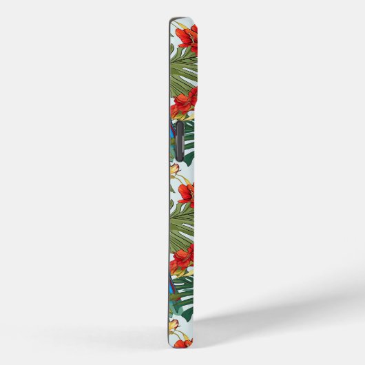 Schattige tropisch papegaaienpatroonstrand Case-Mate iPhone case (Achterkant / Rechts)