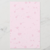 Schattige Tropisch Roze Flamingo Stationery Paper Briefpapier (Achterkant)