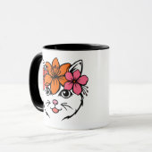 Schattige Tropische Kat Mok (Voorkant links)