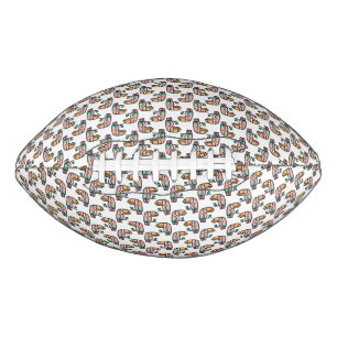 schattige tropische toekan vogel dier geschenk voo american football