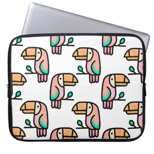 schattige tropische toekan vogel dier geschenk voo laptop sleeve