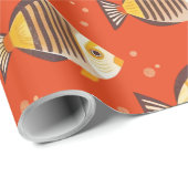 Schattige Tropische Vissen Cadeaupapier (Rol Hoek)