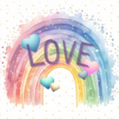 Schattige trots en positieve liefdessticker sticker (Voorkant)