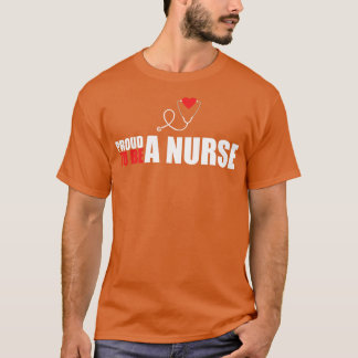 Schattige trots om een verpleegkundige geregistree t-shirt