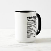 schattige truckfeiten mok (Voorkant rechts)