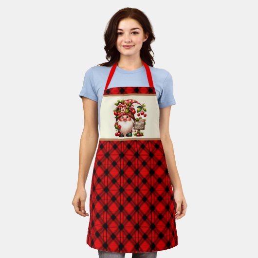 Schattige tuinieren kabouterliefhebbers schort (Gedragen)