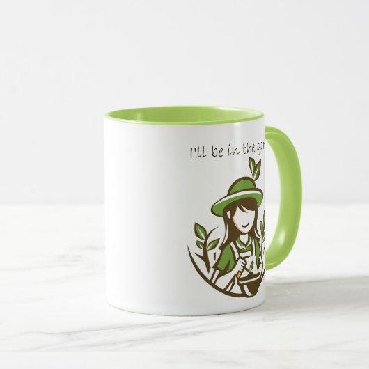 Schattige Tuinieren Quote Tuinman Tuinen Mok (Voorkant rechts)