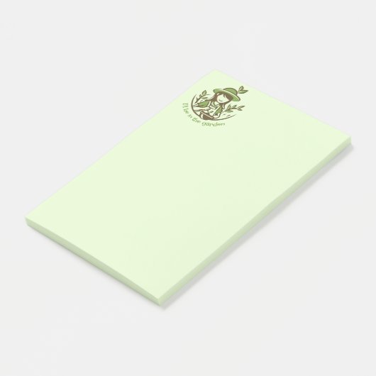 Schattige Tuinieren Quote Tuinman Tuinen Post-it® Notes (Schuin)