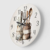 schattige tuinkeuken kalm grote klok (Hoek)