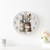 schattige tuinkeuken kalm grote klok (Huis)