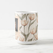 Schattige Tulp Bloem Afstudeerfeest Magische Mok (Midden)