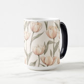 Schattige Tulp Bloem Afstudeerfeest Magische Mok (Voorkant rechts)