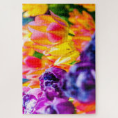 Schattige Tulpbloemen op een vloer Legpuzzel (Verticaal)