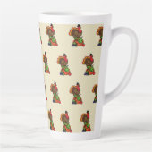 Schattige Turkije met Oogst Thanksgiving Latte Mok (Rechts)