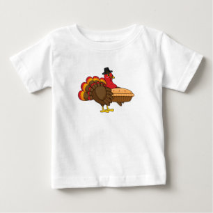 Schattige Turkije met Pumpkin Pie Thanksgiving