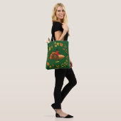Schattige Turkije met Pumpkin Pie Thanksgiving Tote Bag (Op model)
