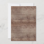 Schattige Turkije Thanksgiving Baby shower Kaart (Achterkant)