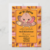 Schattige Turkije Vriendschappen Thanksgiving Uitn Kaart (Voorkant)